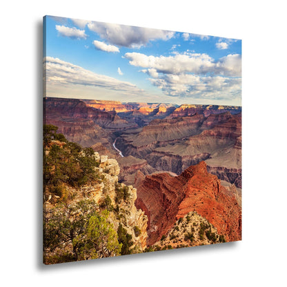 Leinwandbild Grand Canyon im Abendglanz XXL – Landschaft Wandbild USA - deyoli