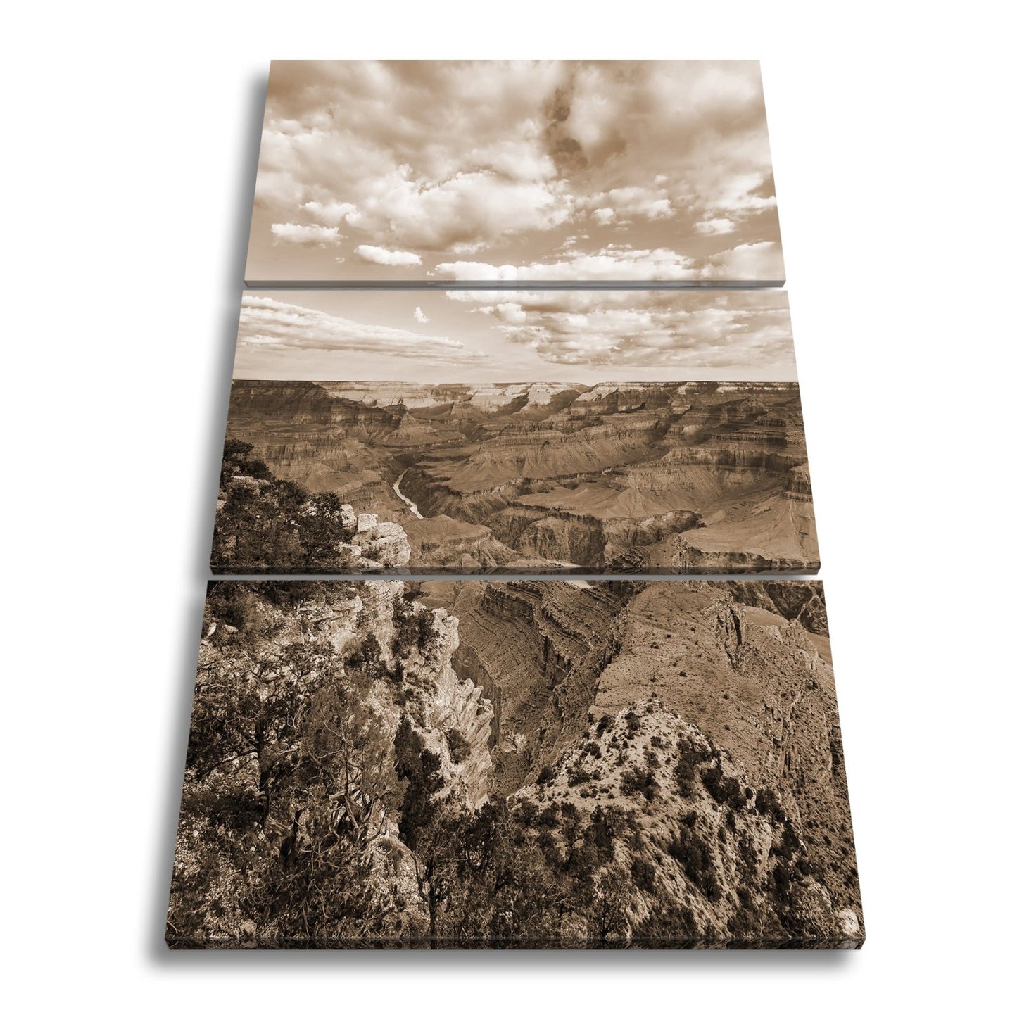 Leinwandbild Grand Canyon im Abendglanz XXL – Landschaft Wandbild USA - deyoli