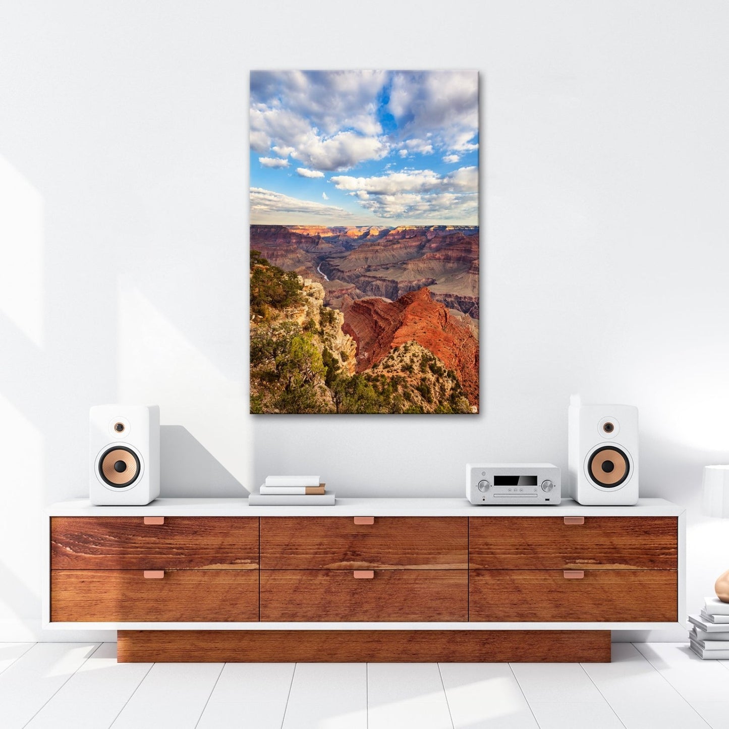 Leinwandbild Grand Canyon im Abendglanz XXL – Landschaft Wandbild USA - deyoli
