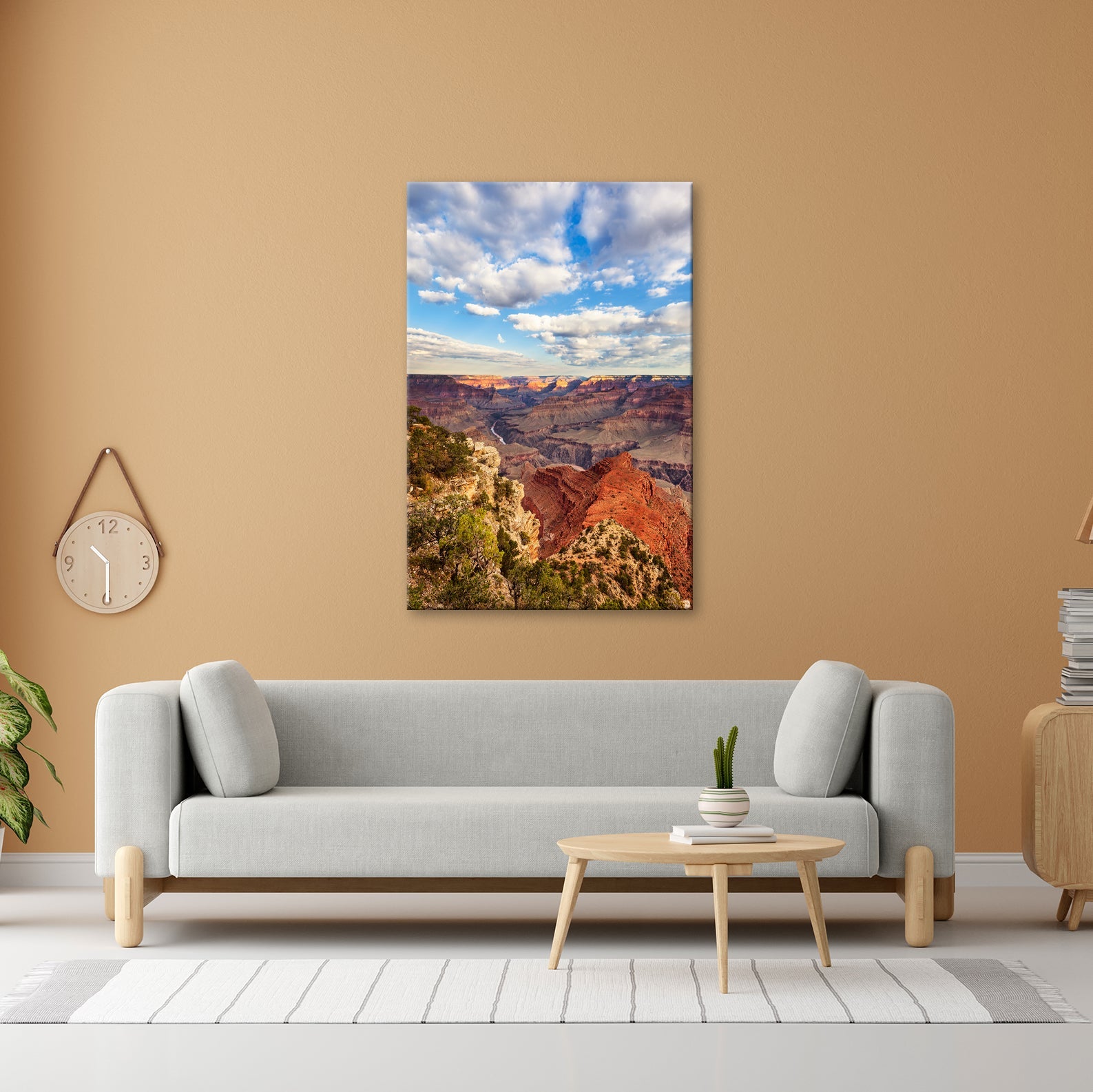 Leinwandbild Grand Canyon im Abendglanz XXL – Landschaft Wandbild USA - deyoli