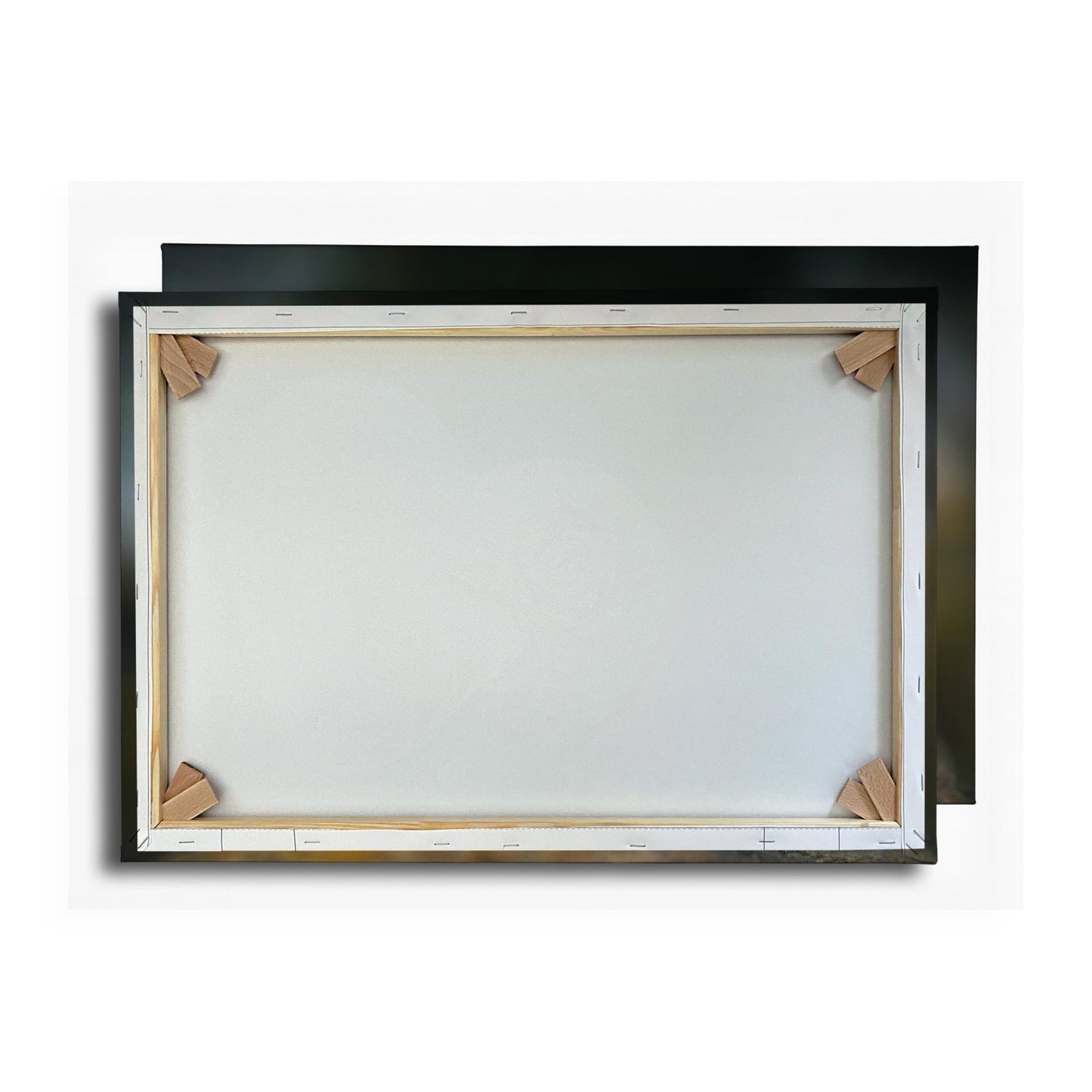 Leinwandbild Herz aus Stein – verziert mit einer Rose der Erinnerung. - deyoli