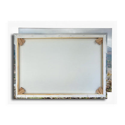 Leinwandbild Highland - Rind – Majestätische Bergkulisse XXL - deyoli