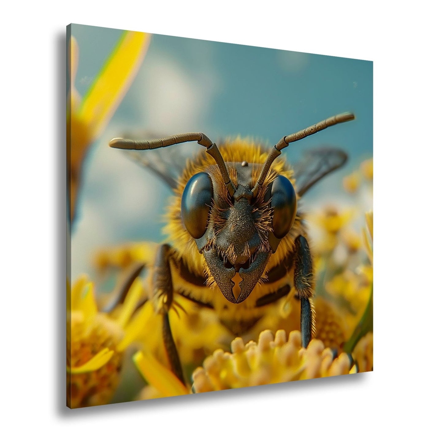 Leinwandbild In deinen Augen spiegelt sich der Sommer der Blumen - deyoli