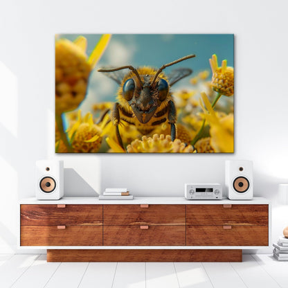 Leinwandbild In deinen Augen spiegelt sich der Sommer der Blumen - deyoli