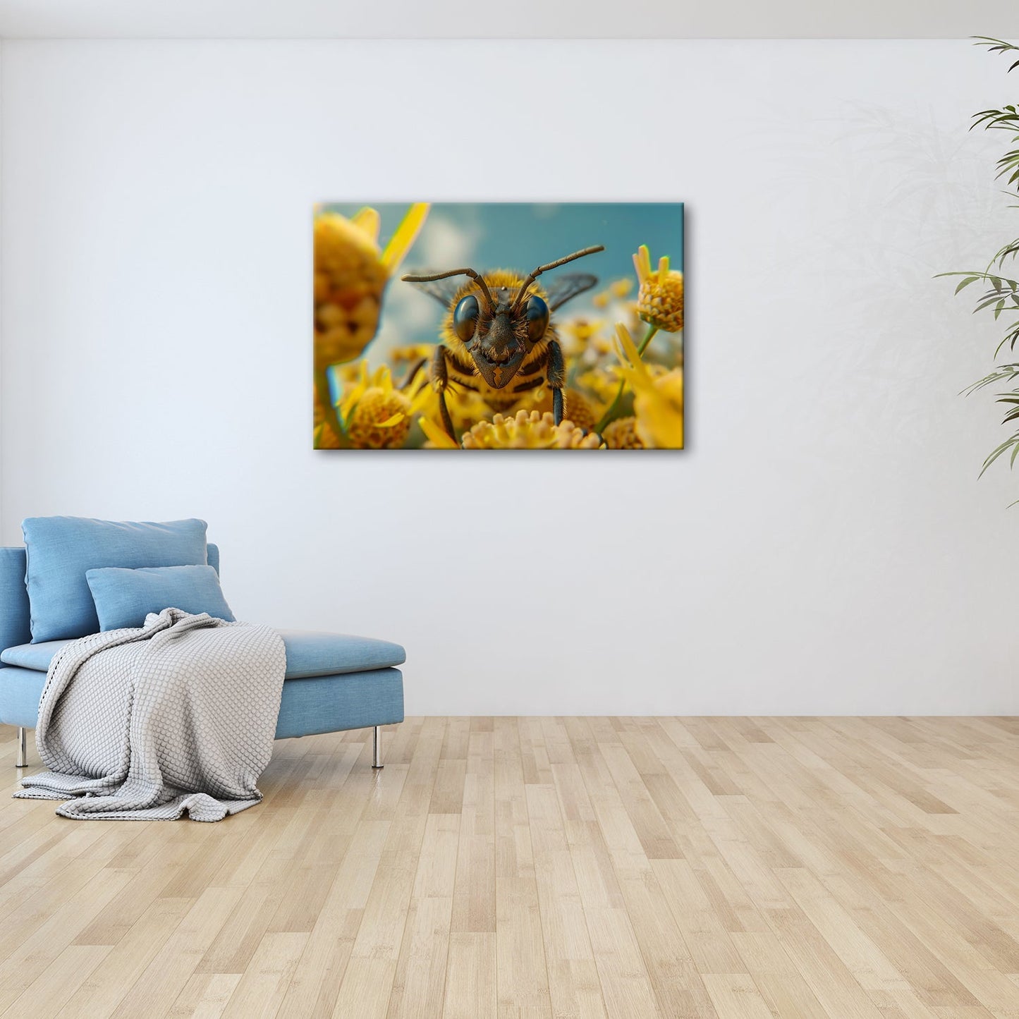 Leinwandbild In deinen Augen spiegelt sich der Sommer der Blumen - deyoli
