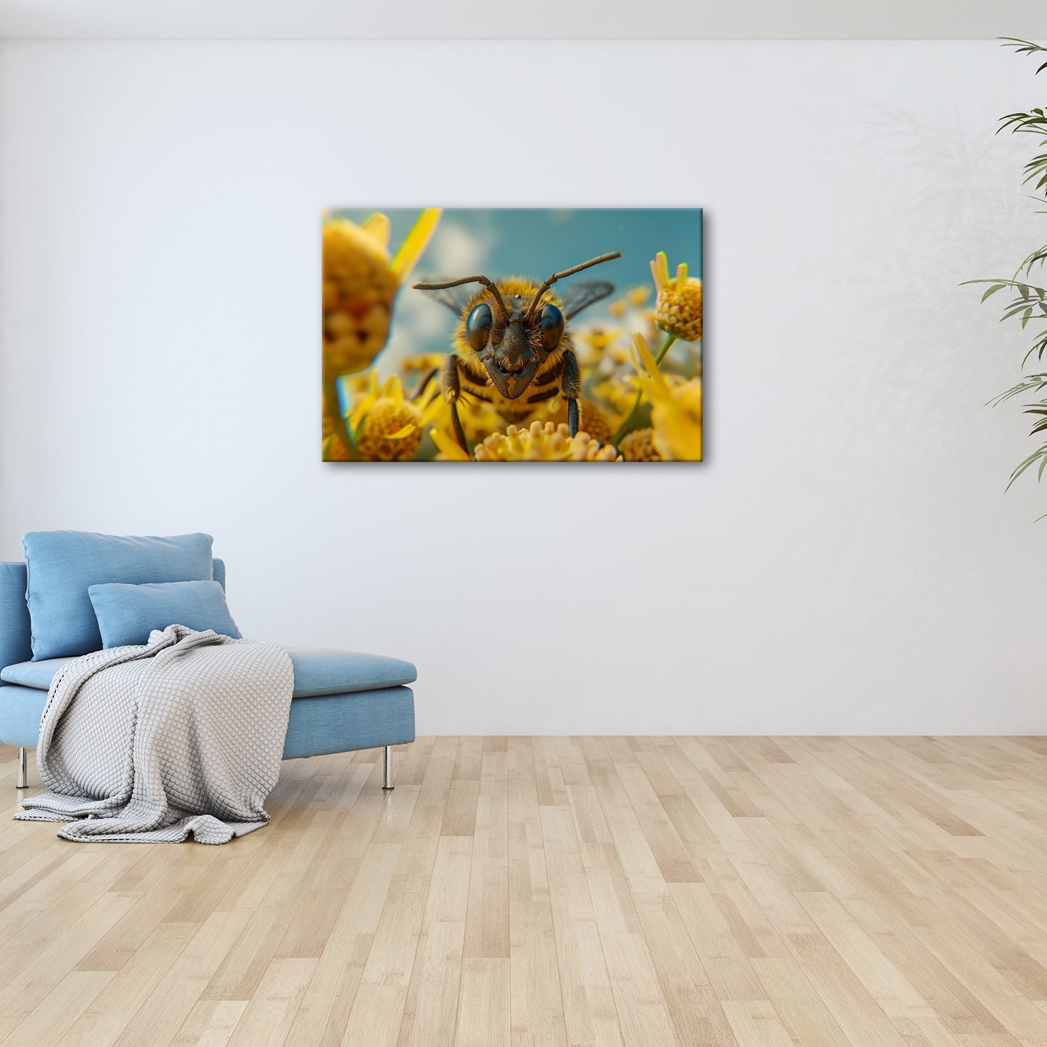 Leinwandbild In deinen Augen spiegelt sich der Sommer der Blumen - deyoli