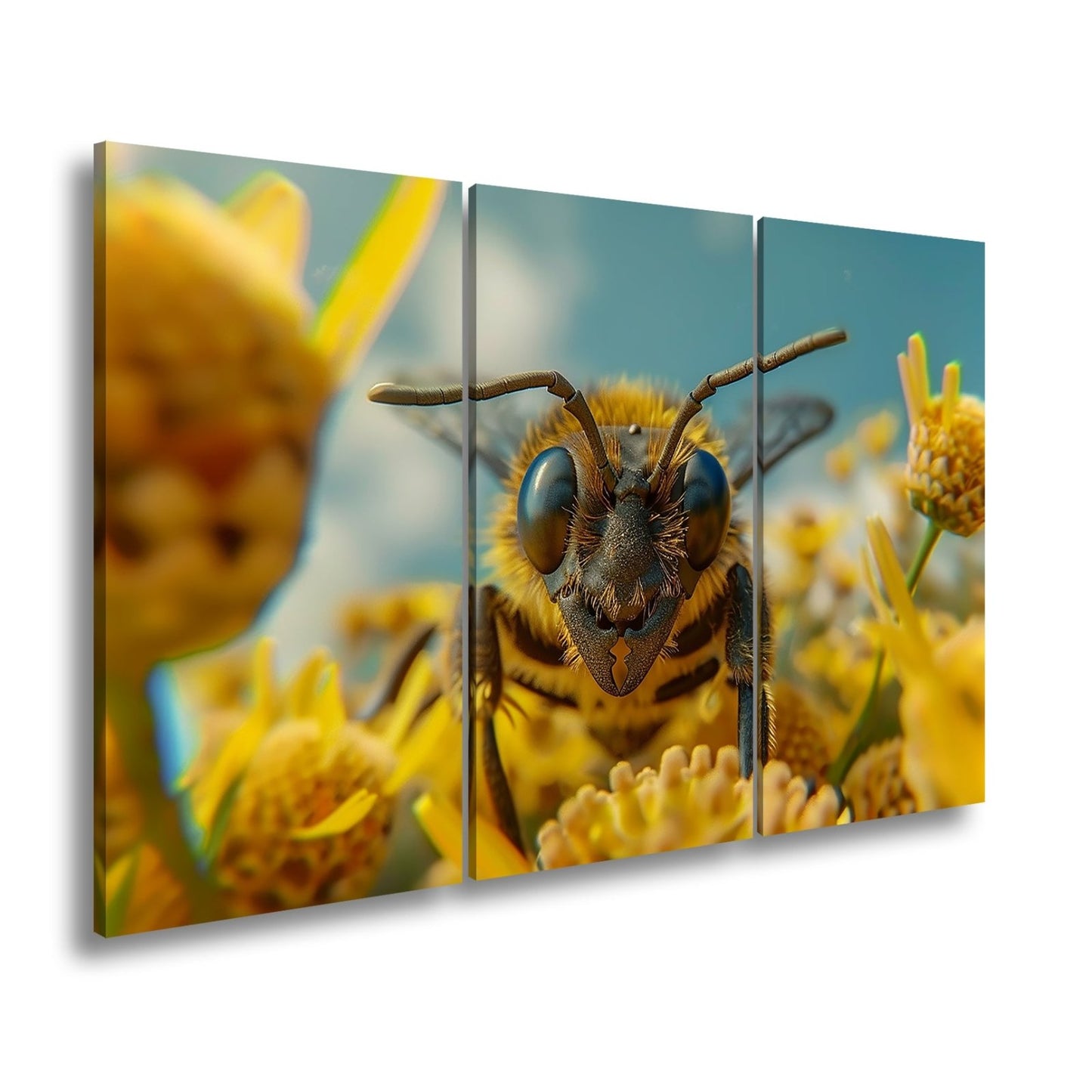 Leinwandbild In deinen Augen spiegelt sich der Sommer der Blumen - deyoli