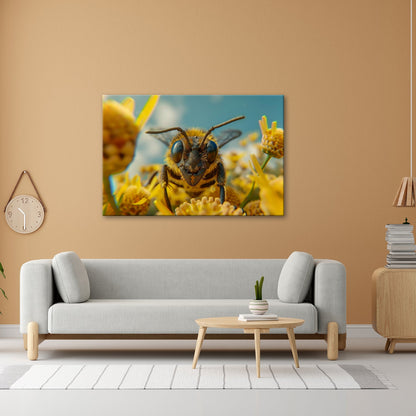 Leinwandbild In deinen Augen spiegelt sich der Sommer der Blumen - deyoli