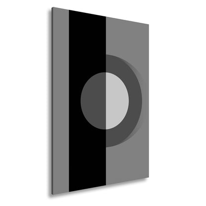Leinwandbild Klares Retro - Design in kräftigen Formen. - deyoli