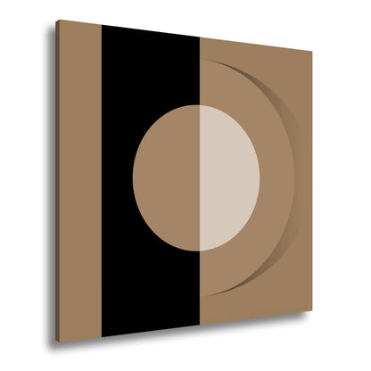 Leinwandbild Klares Retro - Design in kräftigen Formen. - deyoli