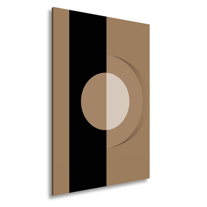 Leinwandbild Klares Retro - Design in kräftigen Formen. - deyoli