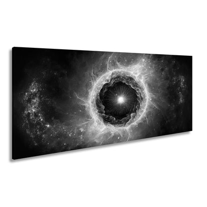 Leinwandbild Kosmisches Auge – Aus Licht und Nebel XXL Wandbild - deyoli