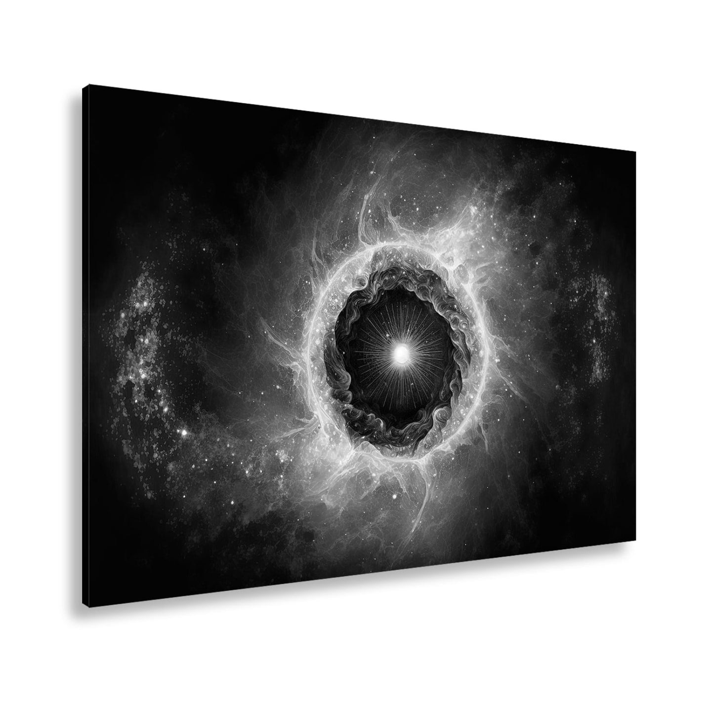 Leinwandbild Kosmisches Auge – Aus Licht und Nebel XXL Wandbild - deyoli