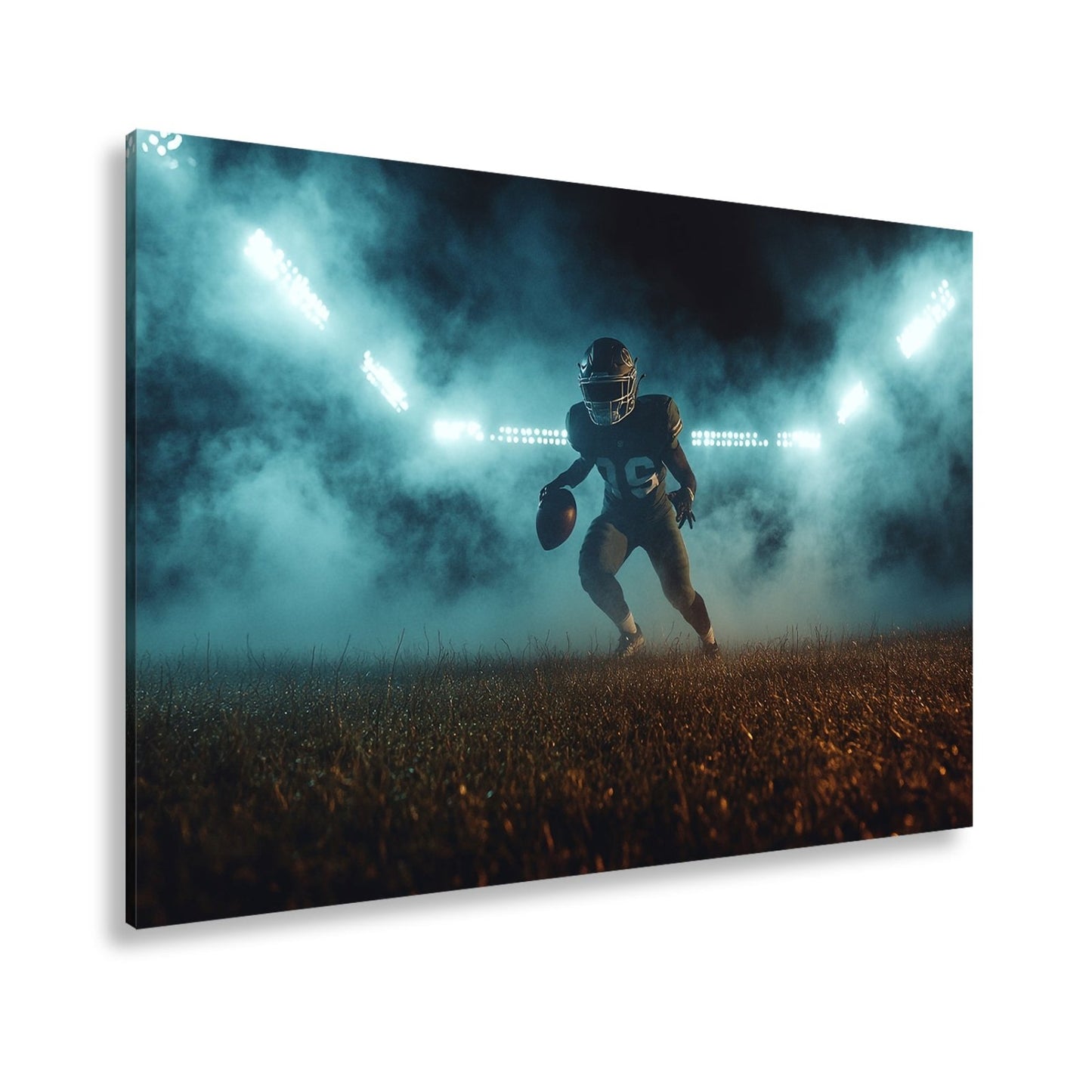 Leinwandbild Kraft in Bewegung – ein Moment vor dem großen Spiel. - deyoli