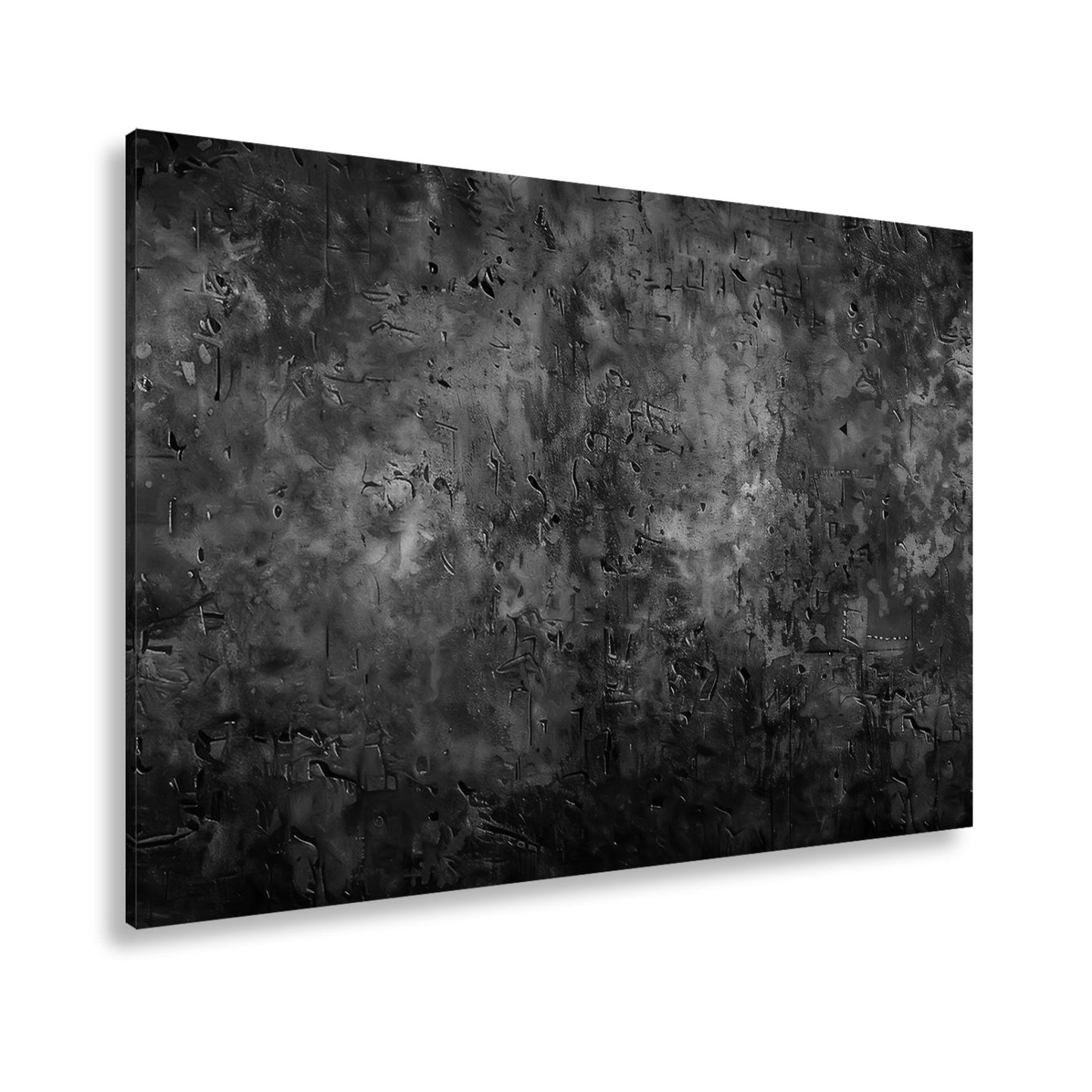 Leinwandbild Kupfer trifft Tiefe abstrakte Patina Blau Rost XXL – Abstrakte Kunst - deyoli