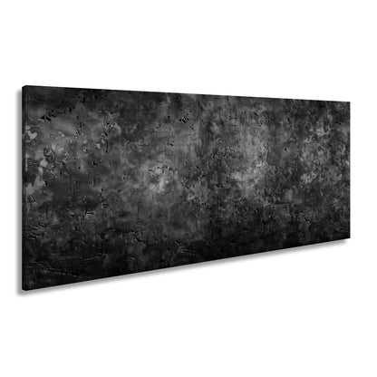 Leinwandbild Kupfer trifft Tiefe abstrakte Patina Blau Rost XXL – Abstrakte Kunst - deyoli