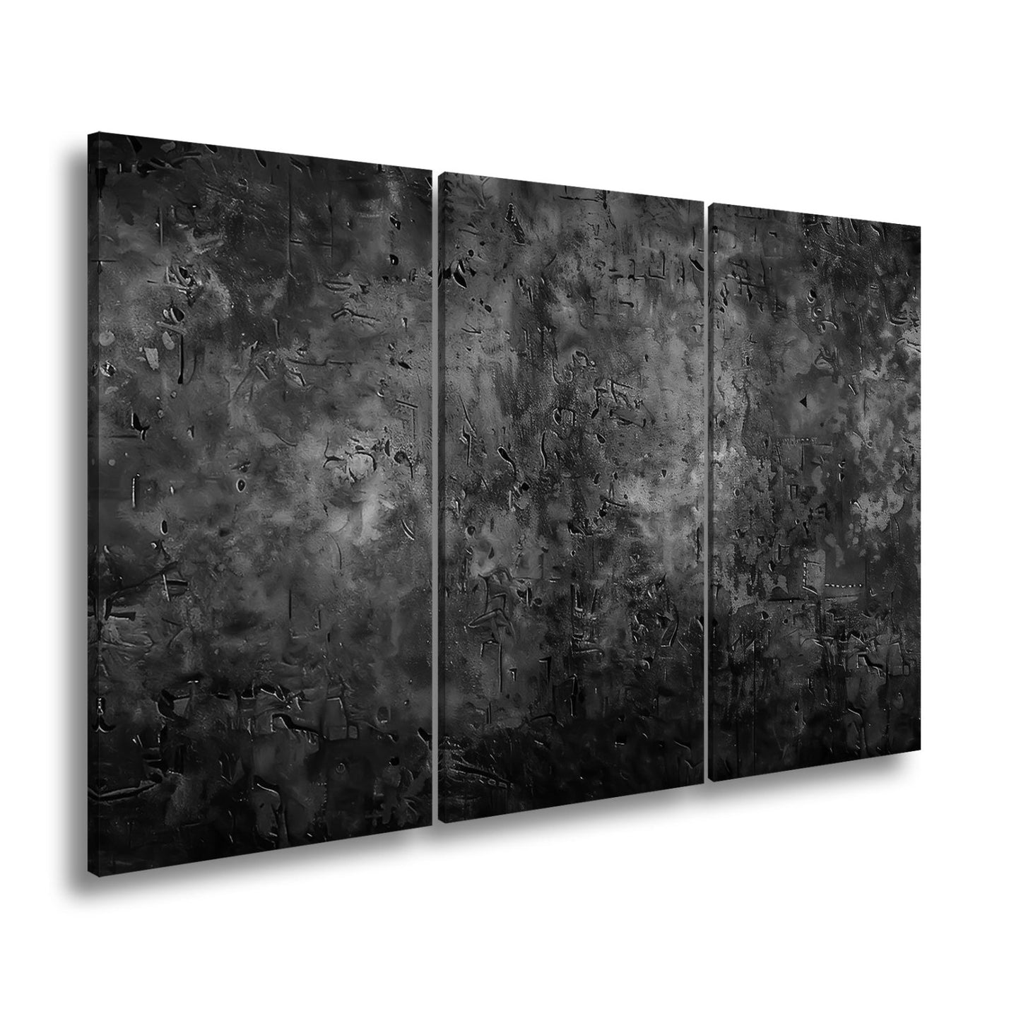 Leinwandbild Kupfer trifft Tiefe abstrakte Patina Blau Rost XXL – Abstrakte Kunst - deyoli