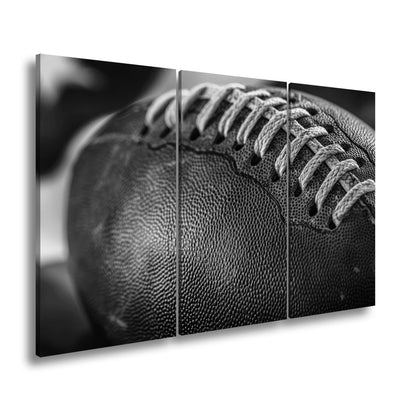 Leinwandbild Leder, Naht, Geschichte – Football ganz nah. - deyoli