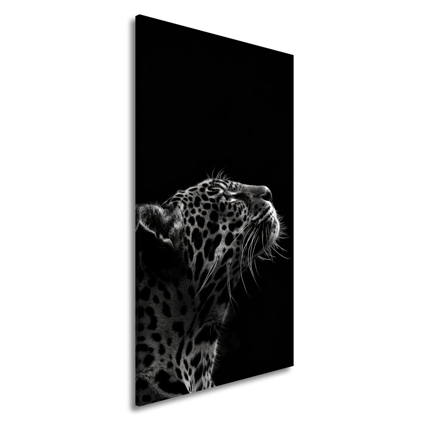 Leinwandbild Leopard im Licht – Stärke in stiller Kontur. - deyoli