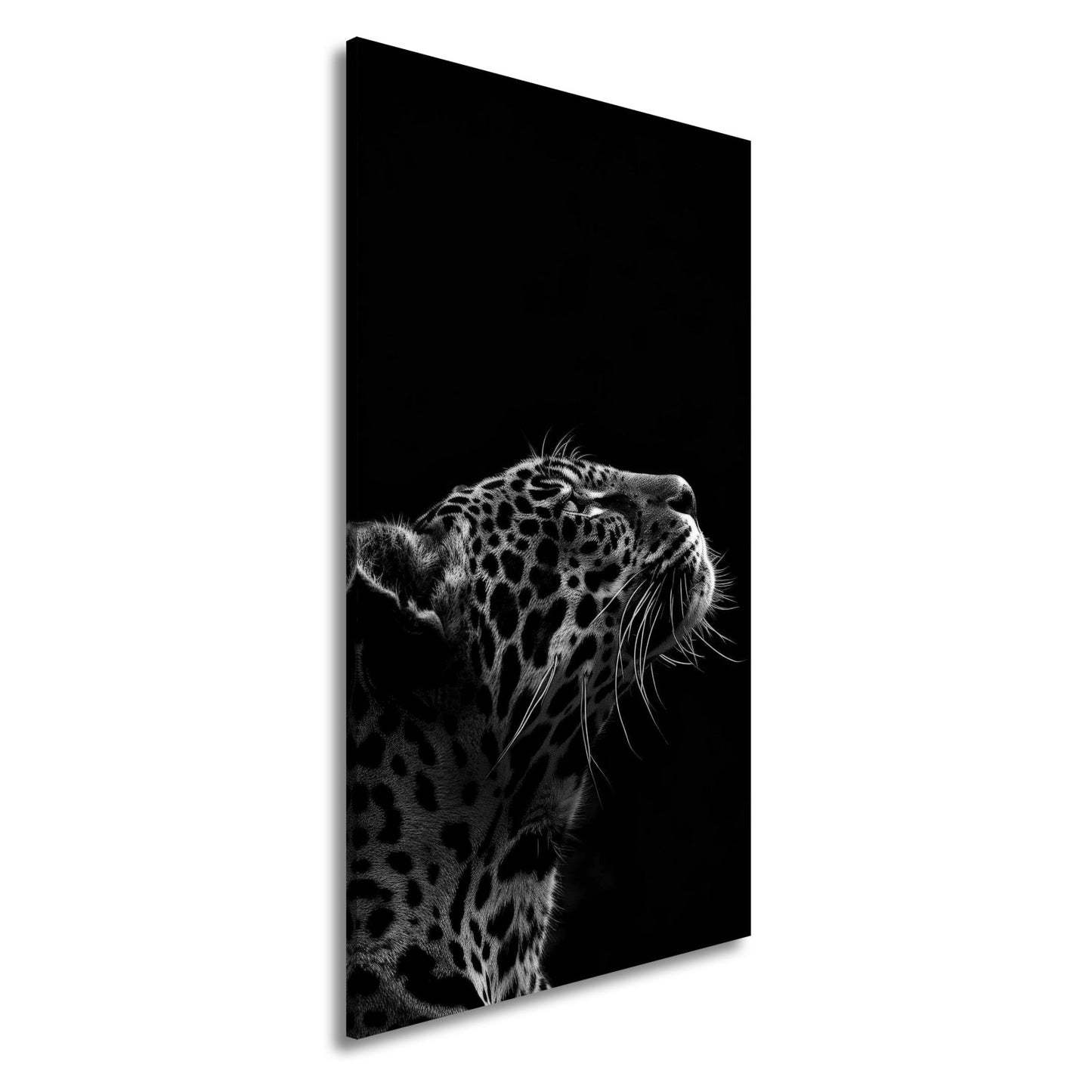 Leinwandbild Leopard im Licht – Stärke in stiller Kontur. - deyoli