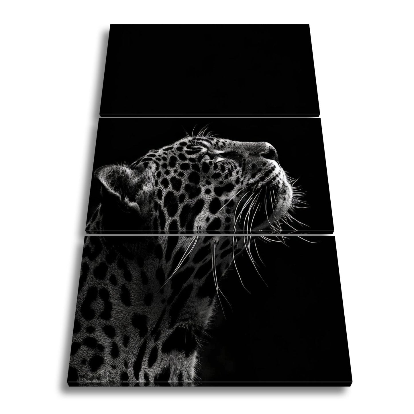 Leinwandbild Leopard im Licht – Stärke in stiller Kontur. - deyoli