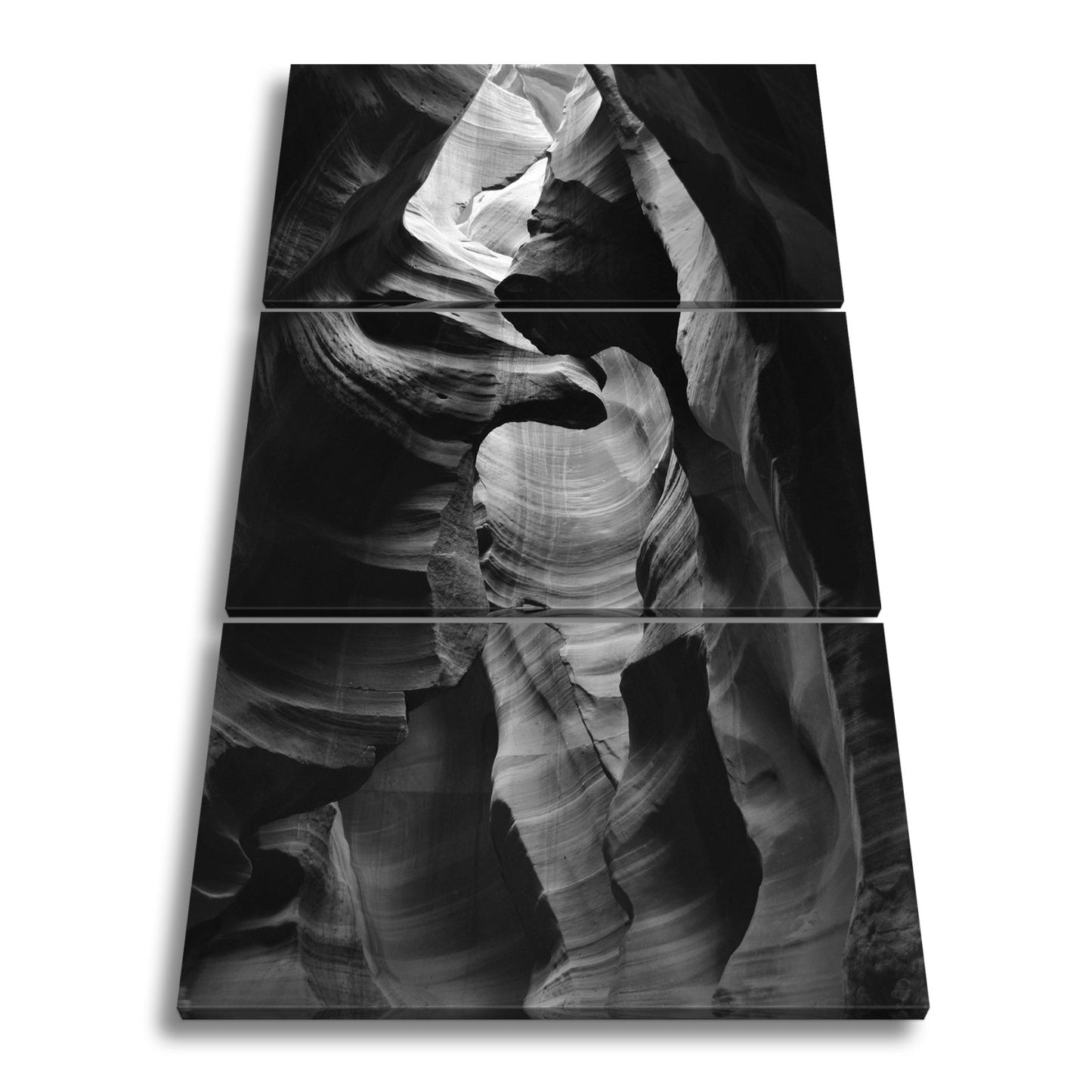 Leinwandbild Lichtdurchflutete Sandsteinwände formen magische Canyonlinien - deyoli