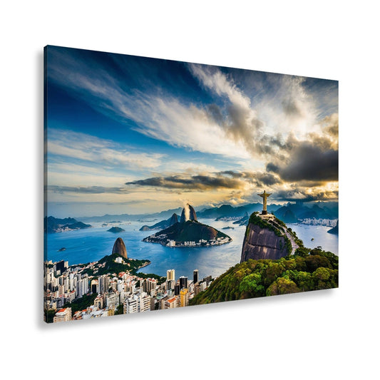 Leinwandbild Majestätische Weite über Rio de Janeiro – Panorama XXL - deyoli