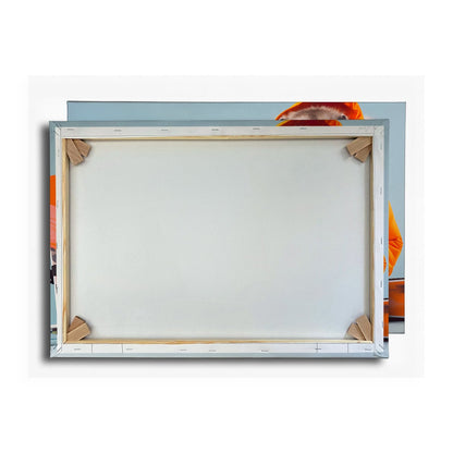 Leinwandbild Murmeltier - Duo bereit für den großen Pistenabflug. - deyoli