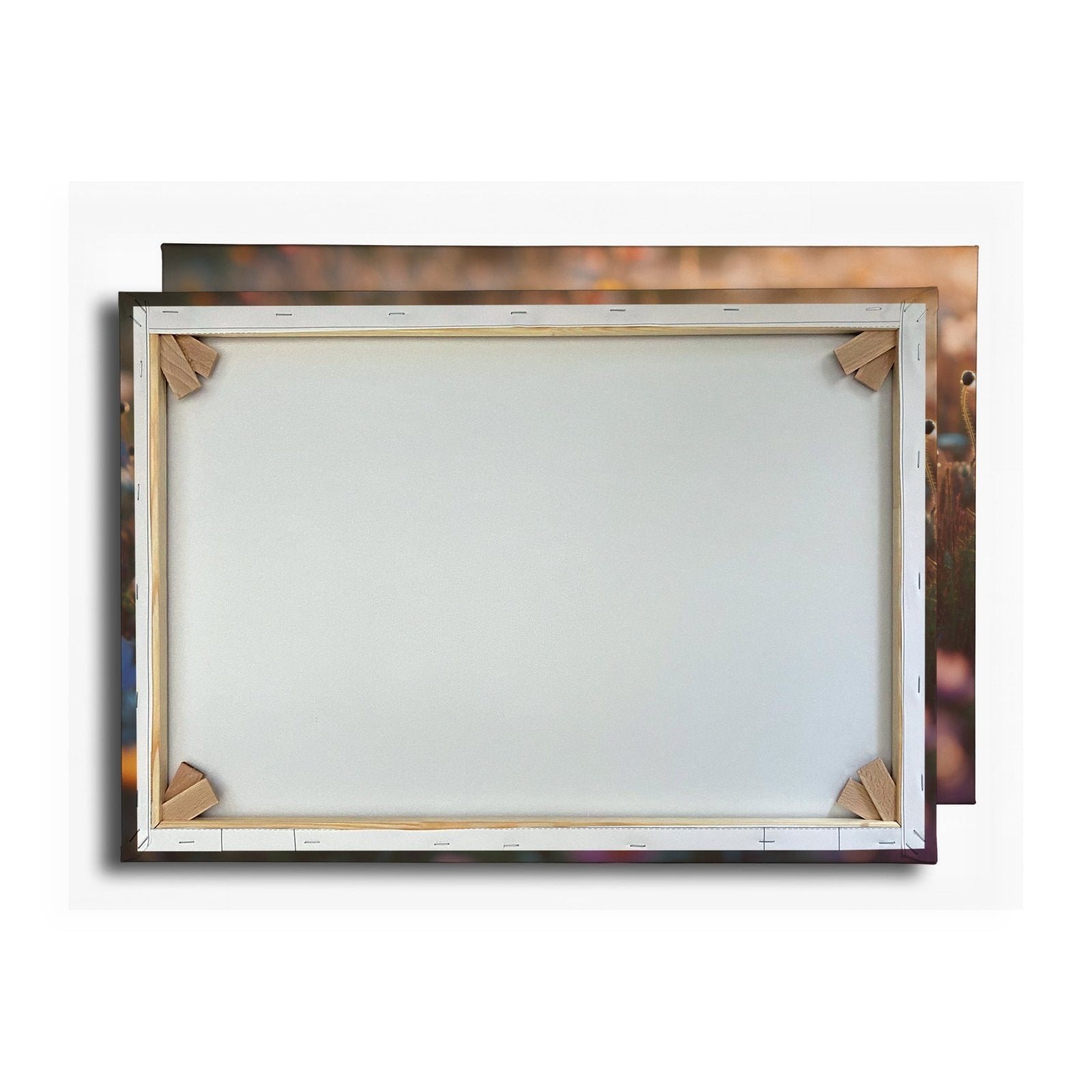 Leinwandbild Pastellträume tanzen im sanften Licht der Morgenröte. - deyoli