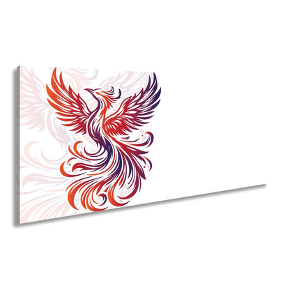Leinwandbild Phoenix erhebt sich feurig und frei. - deyoli