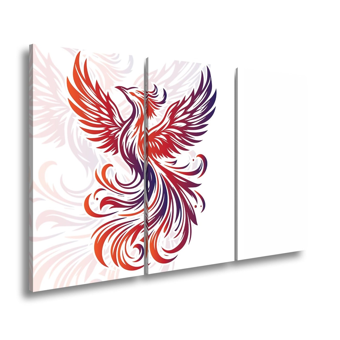 Leinwandbild Phoenix erhebt sich feurig und frei. - deyoli