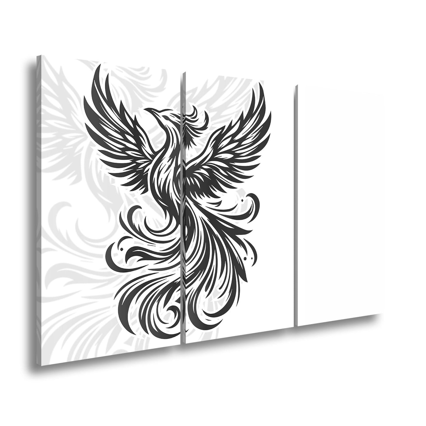 Leinwandbild Phoenix erhebt sich feurig und frei. - deyoli