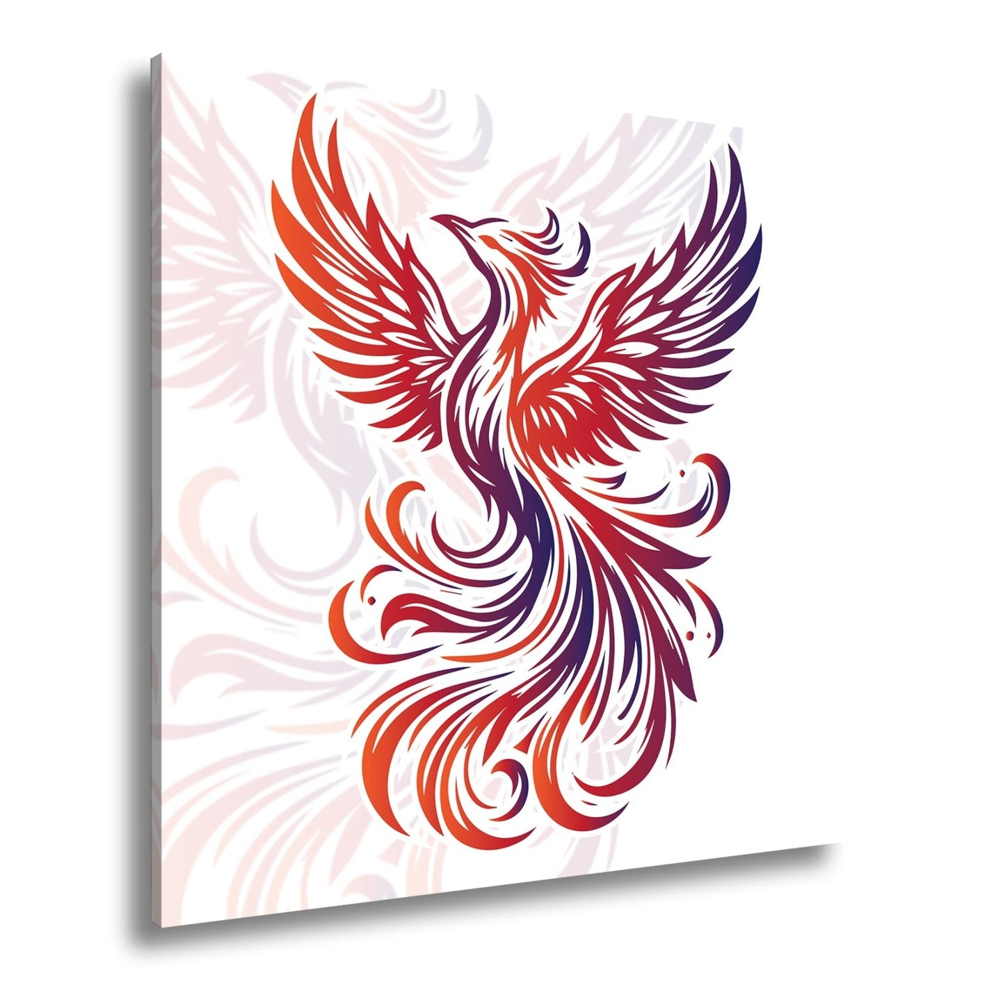 Leinwandbild Phoenix erhebt sich feurig und frei. - deyoli