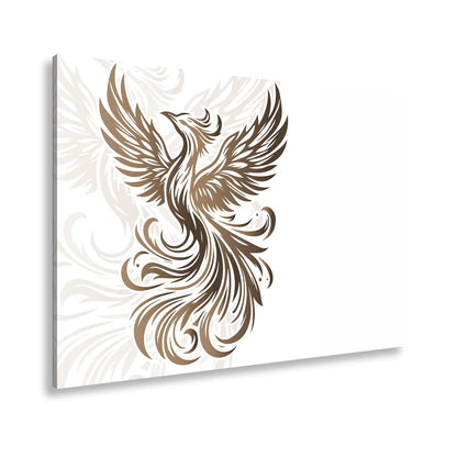 Leinwandbild Phoenix erhebt sich feurig und frei. - deyoli