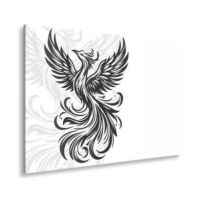 Leinwandbild Phoenix erhebt sich feurig und frei. - deyoli