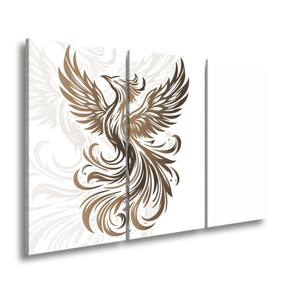 Leinwandbild Phoenix erhebt sich feurig und frei. - deyoli