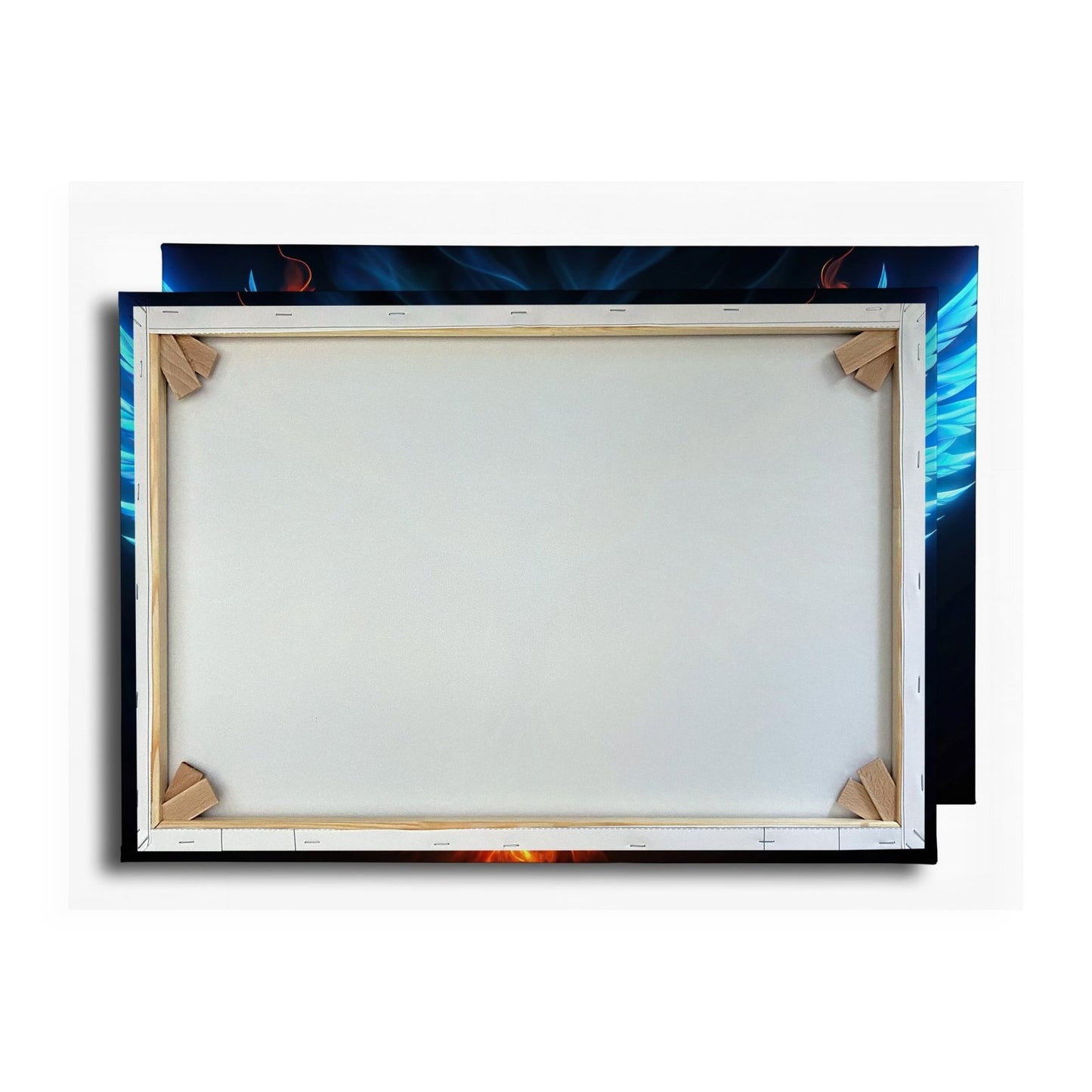 Leinwandbild Phönix erhebt sich – Flammen aus Licht & Macht XXL - deyoli