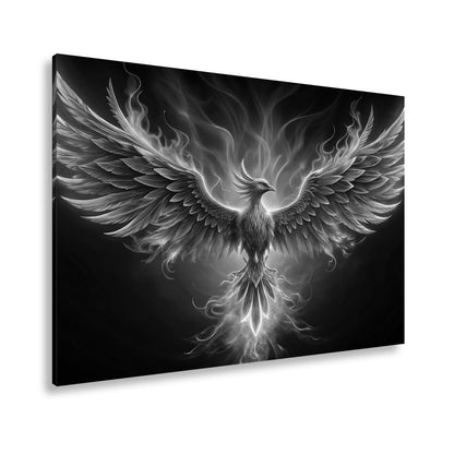 Leinwandbild Phönix erhebt sich – Flammen aus Licht & Macht XXL - deyoli
