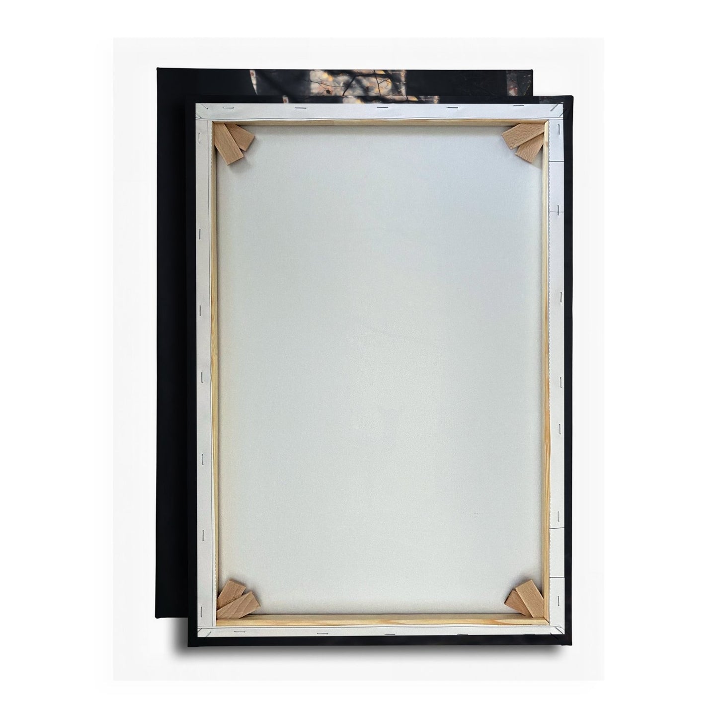 Leinwandbild Reh im Dämmerlicht des Waldes XXL – Wildtiere Wandbild Natur - deyoli