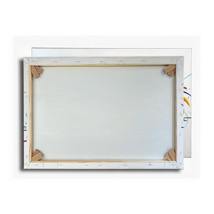 Leinwandbild Rennwagen XXL – Farbexplosion & Geschwindigkeit als Kunstwerk - deyoli