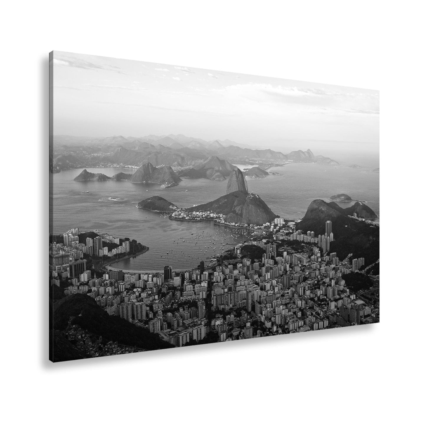 Leinwandbild Rio de Janeiro im goldenen Abendglanz - deyoli