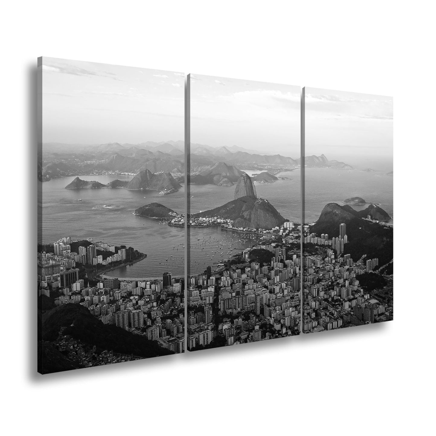 Leinwandbild Rio de Janeiro im goldenen Abendglanz - deyoli