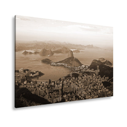 Leinwandbild Rio de Janeiro im goldenen Abendglanz - deyoli