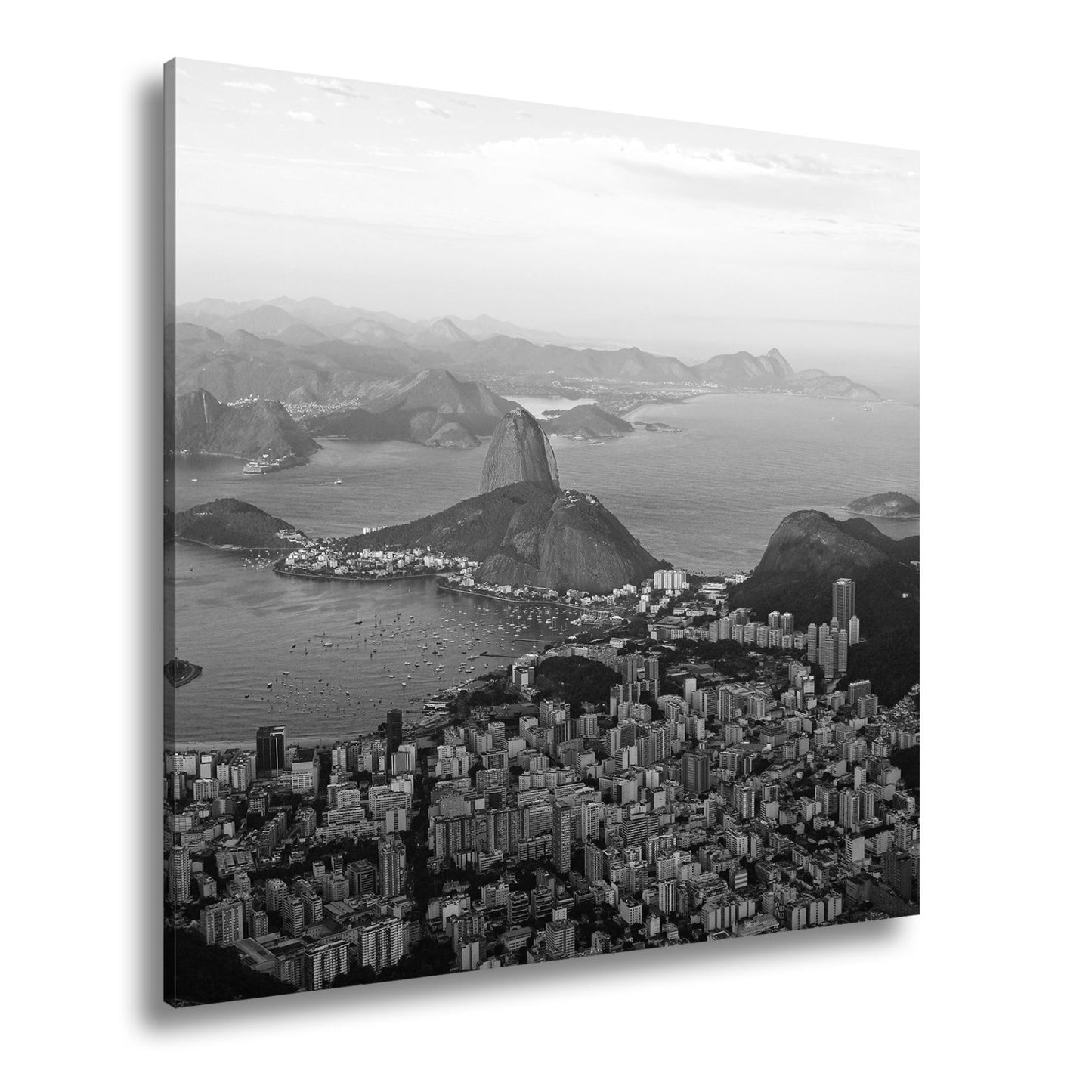 Leinwandbild Rio de Janeiro im goldenen Abendglanz - deyoli