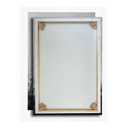 Leinwandbild Samurai XXL – Zwei Krieger stehen still im windgepeitschten Gras - deyoli