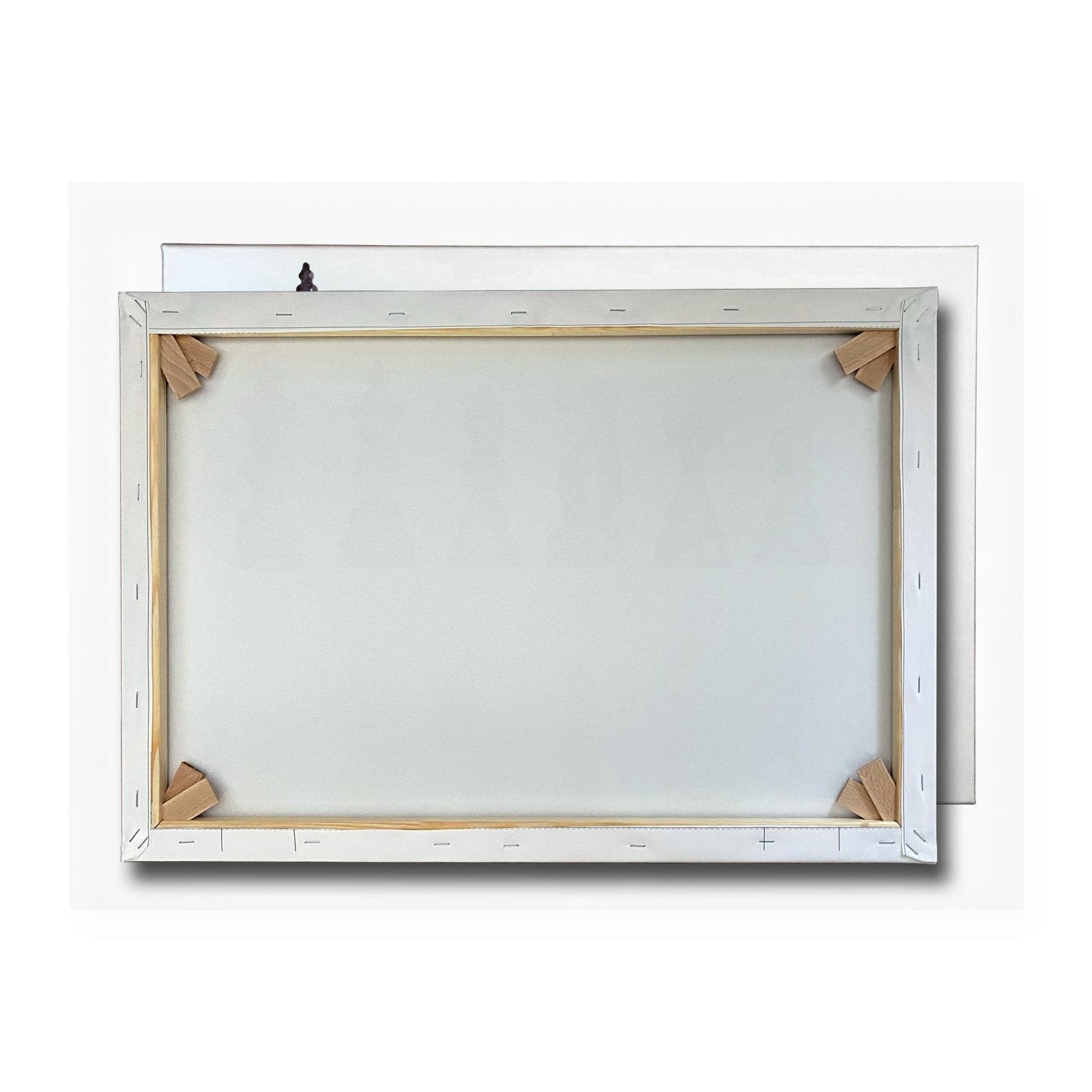 Leinwandbild Schach XXL – Zwei Armeen in zarter Aquarelloptik bereit zum Duell - deyoli