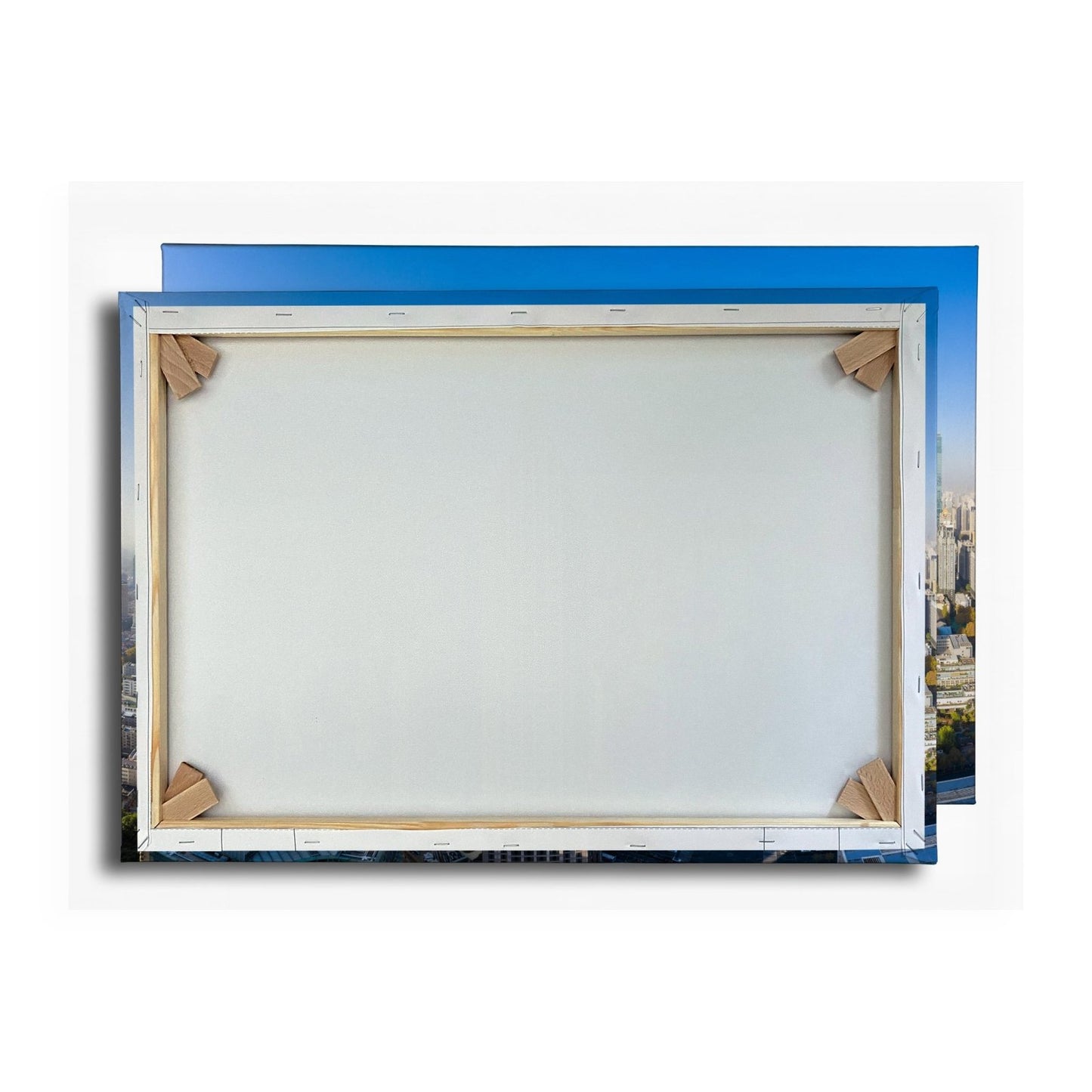 Leinwandbild Skyline XXL – Moderne Hochhäuser & ikonisches Zentrum - deyoli