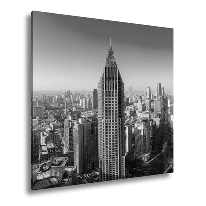 Leinwandbild Skyline XXL – Moderne Hochhäuser & ikonisches Zentrum - deyoli