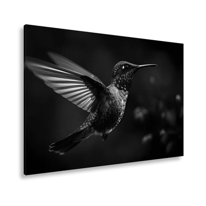 Leinwandbild Smaragdglanz im Flug – ein Kolibri wie aus Licht gewebt - deyoli