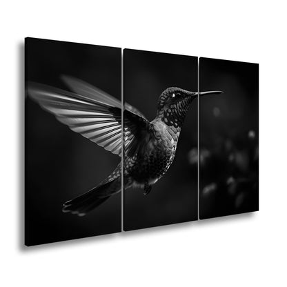 Leinwandbild Smaragdglanz im Flug – ein Kolibri wie aus Licht gewebt - deyoli